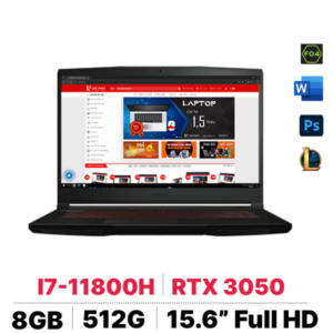 laptop gaming cũ đà lạt MSI GF63